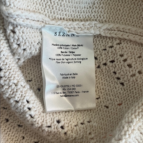 Sezane Jack Cardigan Ecru - Size L - Picture 7 of 11